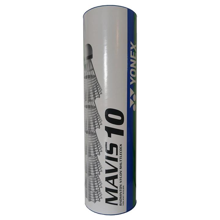 توپ بدمینتون یونکس مدل سفید Mavis 10  بسته 6 عددی Yonex white Mavis 10 Badminton Ball Pack of 6